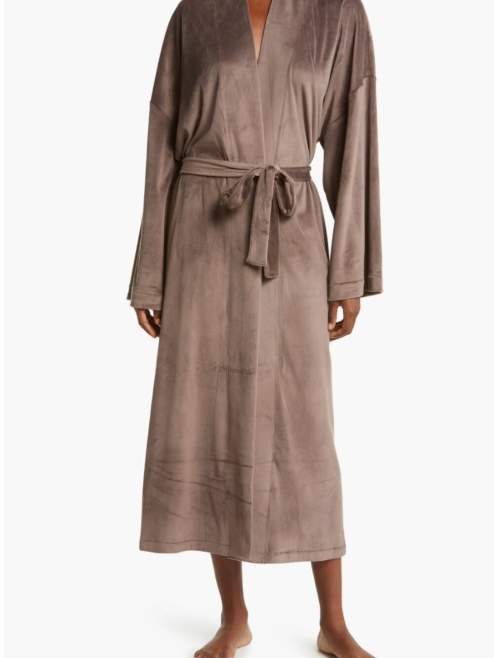 Skims Velour Fleece Robe in Amethyst Size M